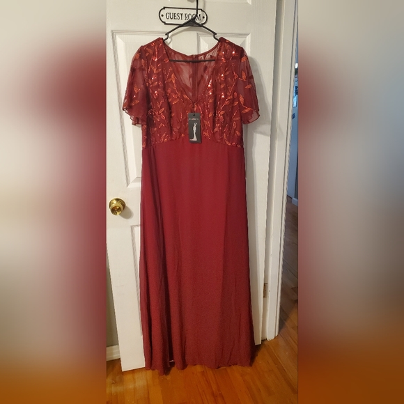 Beautiful evening Gown Sz XL - Picture 4 of 4